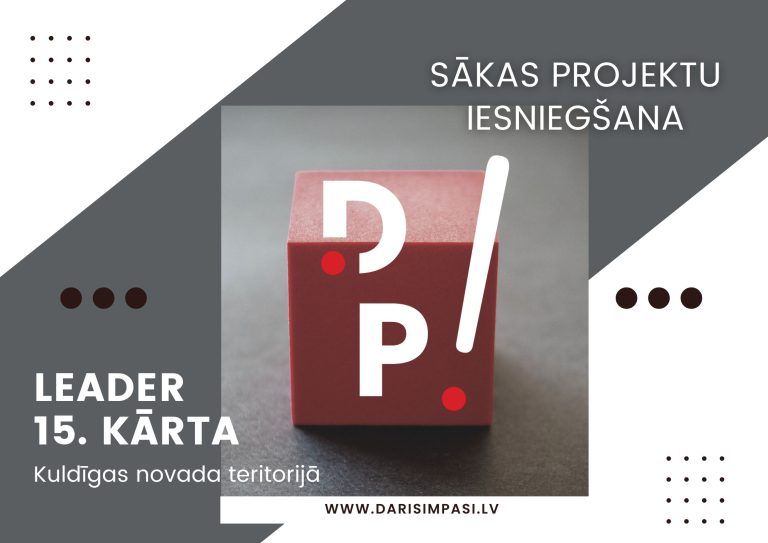 Sākas uzņēmējdarbības projektu iesniegšana 15.kārtā!