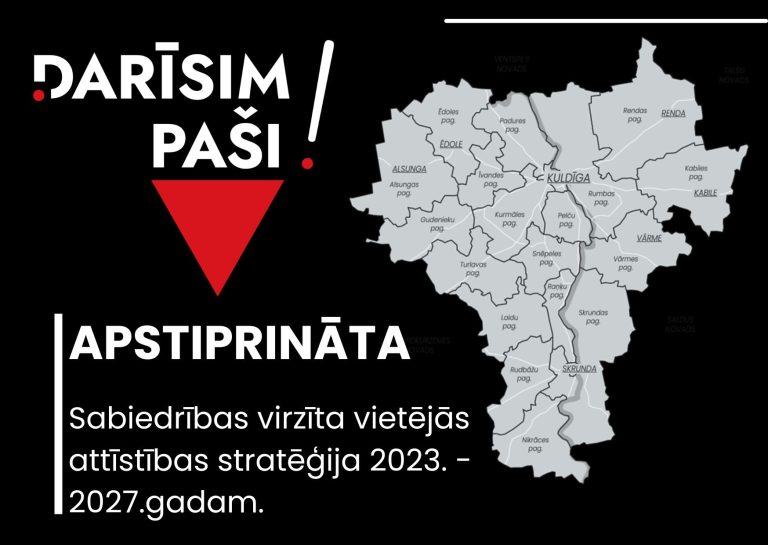 Apstiprināta biedrības “Darīsim paši!” SVVA stratēģija 2023. -2027.gadam