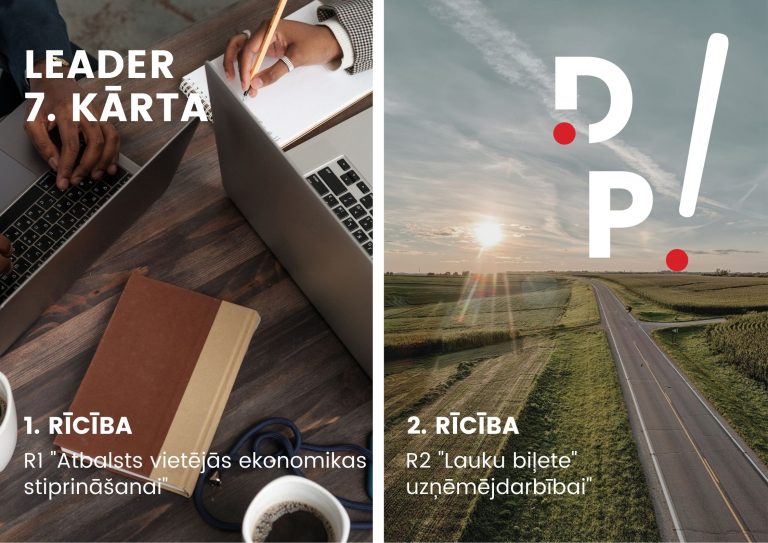 Biedrība „Darīsim paši!” izsludina projektu pieteikumu konkursu 7.kārtu (R1 – “Atbalsts vietējās ekonomiskas stiprināšanai” un R2 – ““Lauku biļete” uzņēmējdarbībai”)