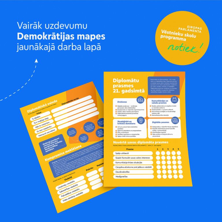 Diplomātija nav domāta tikai vēstniekiem