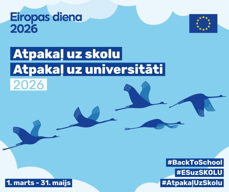 PIETEIKŠANĀS AKCIJAI “ATPAKAĻ UZ SKOLU / ATPAKAĻ UZ UNIVERSITĀTI 2026”